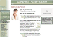 Desktop Screenshot of glenbrooktherapy.com