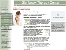 Tablet Screenshot of glenbrooktherapy.com